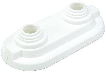 ROSACE DOUBLE BOITE A ENCASTRER CC COMAP 14-18MM 35MM