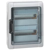 Coffret étanche 2 x 18 modules avec bornier - IP65 - Plexo