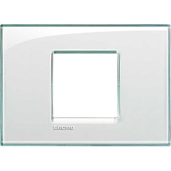 LivingLight - plaque rectangulaire large 2 modules Aquamarine