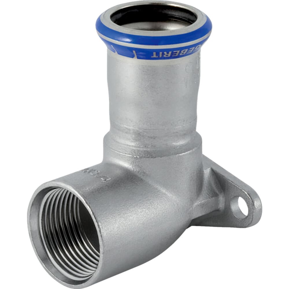Geberit Mapress inox-eau culasse murale 90° avec filetage intérieur 18-1/2"F