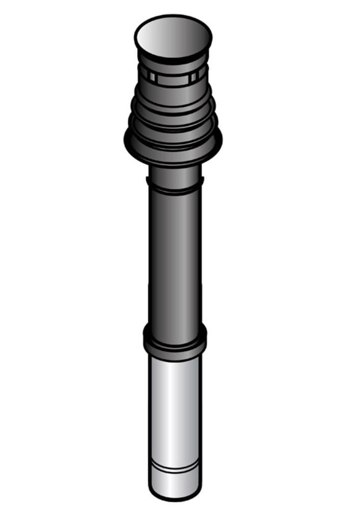 De Dietrich ventouse vertical PPS D80/125 noir
