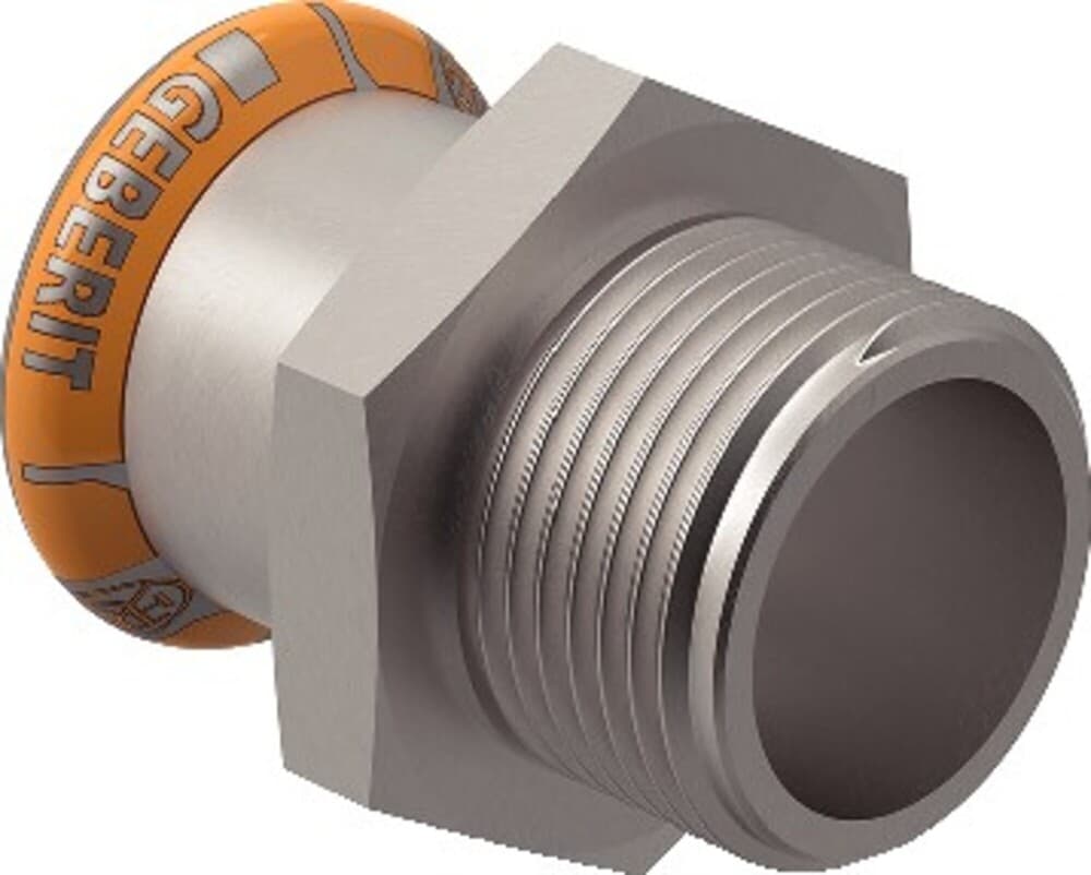 Geberit Mapress Therm raccord de transition avec filetage extérieur 22x1/2"M