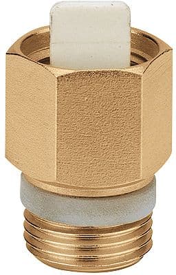CLAPET ANTIRETOUR POUR PURGEUR AUTOMATIQUE 3/8"F-3/8"M LAITON