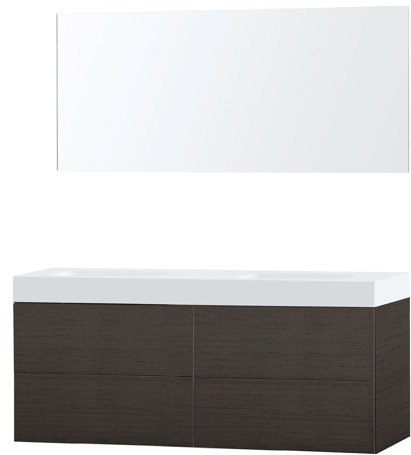MBL.PURO DUO WENGE 160 SOLID PURO MIROIR