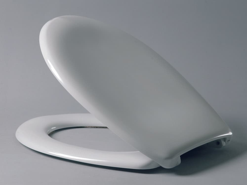 Haro Ecco abattant universel avec charnières en inox blanc