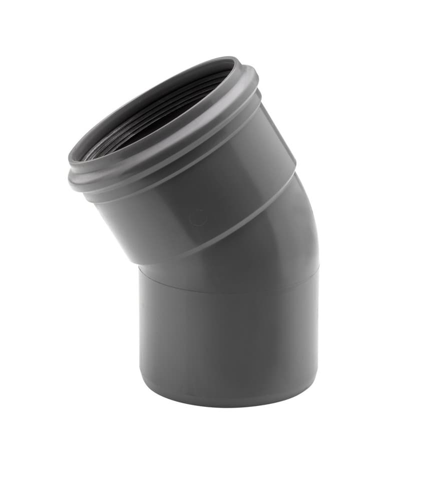 Kabelwerk Eupen Eucarigid-REGRB SN4 accessoires égout PVC coude 15° D160 mm gris