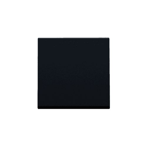 Set de finition pour interrupteur électronique ou bouton-poussoir simple, couleur black coated