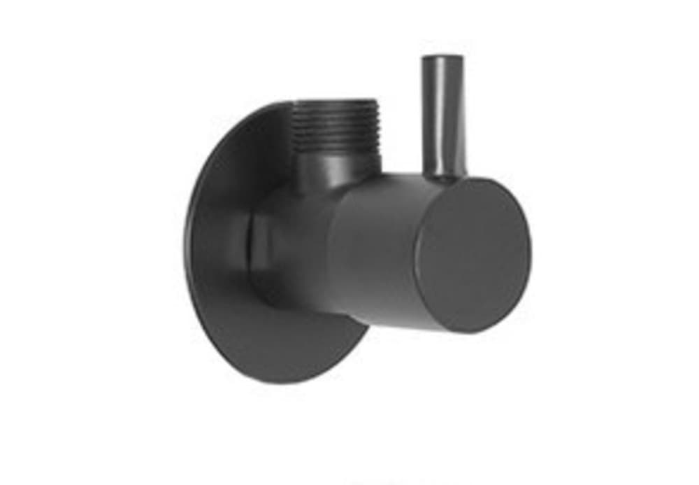 Nero robinet d'arrêt design noir mat