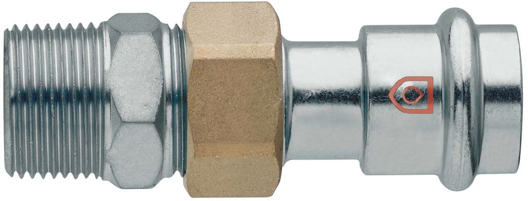 RACCORD UNION 28MM-4/4"M ACIER CARBONE FRABO