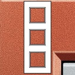 LivingLight - plaque rectangulaire 3 x 2 modules 71mm Brique