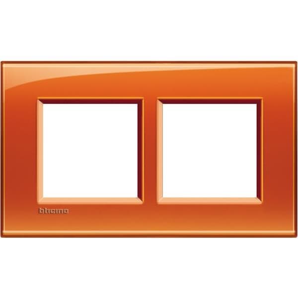 LivingLight - plaque rectangulaire 2 x 2 modules 57mm Orange