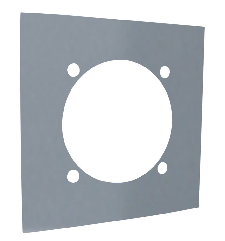 Van Marcke Pro Flex plaque d'obturation inox 316 30x30cm pour flexible D150