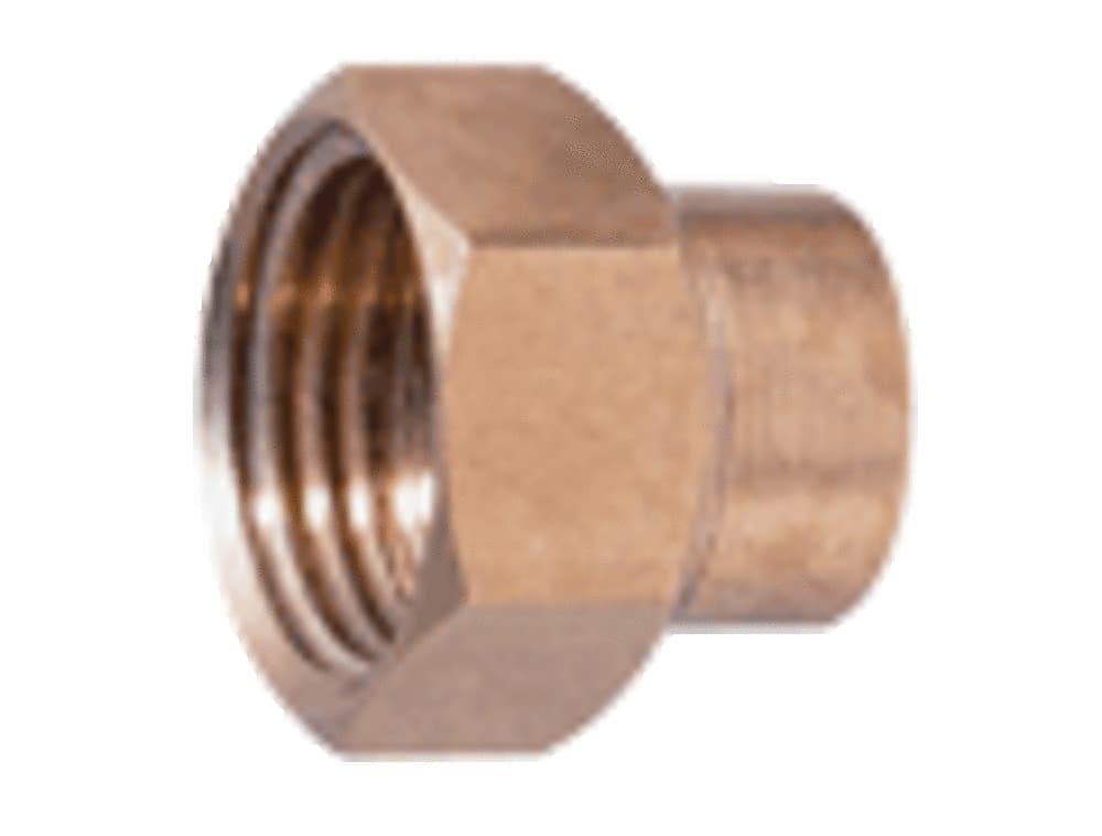 manchon fer/cuivre matière laiton 1/2"F x 16 mm