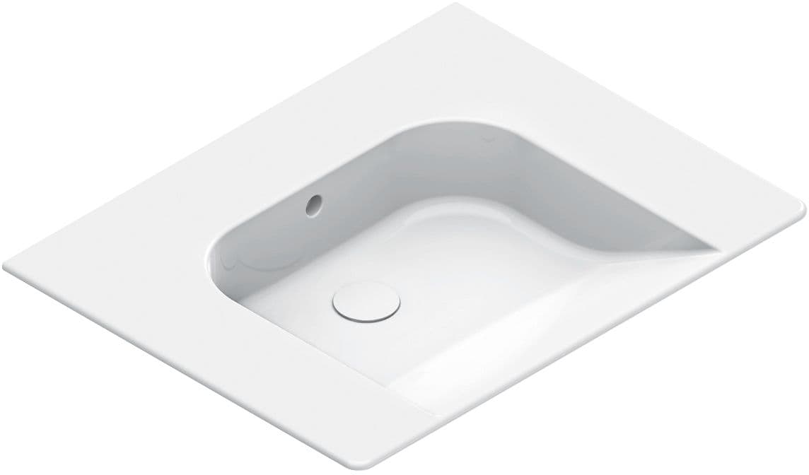 LAVABO SFERA COMFORT CATALANO CATAGLAZE+ 70X55CM AVEC TROP-PLEIN BLANC