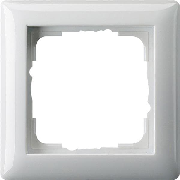 Cadre de finition Gira standard 55 Blanc brillant