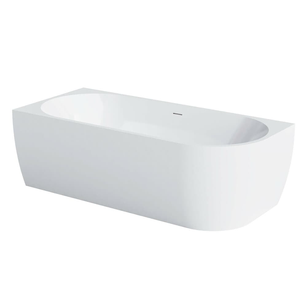 Van Marcke D-Shape Design baignoire duo 180x80 gauche brillant