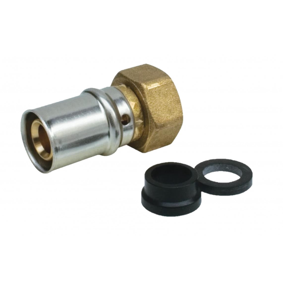 988730255 LT raccord de transition à serrer, vierge, 3/4" Eurocône pour 20 mm, raccord à sertir pour tube multicouche
