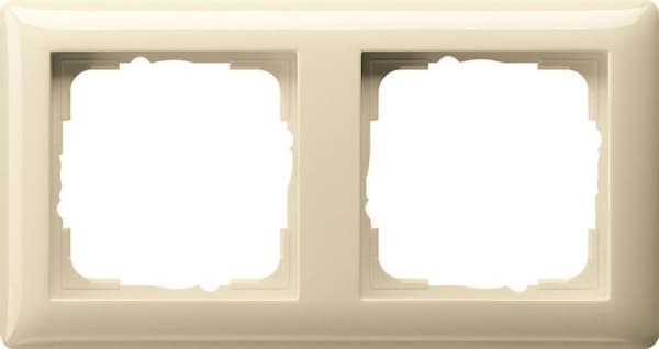 Cadre de finition Gira standard 55 Blanc crème brillant