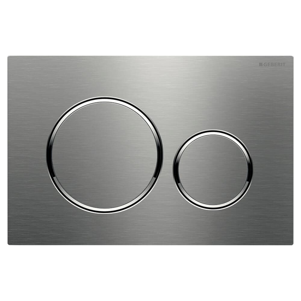 Geberit Sigma20 plaque de commande pour réservoir de chasse encastré brossé
