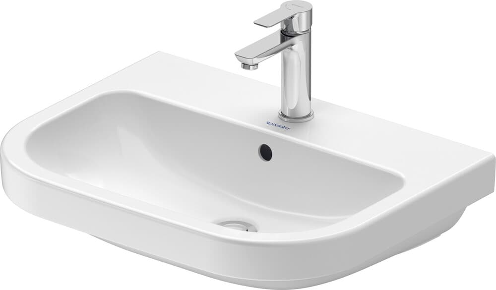 Duravit D-Code lavabo rond 60 x 46 cm blanc brillant