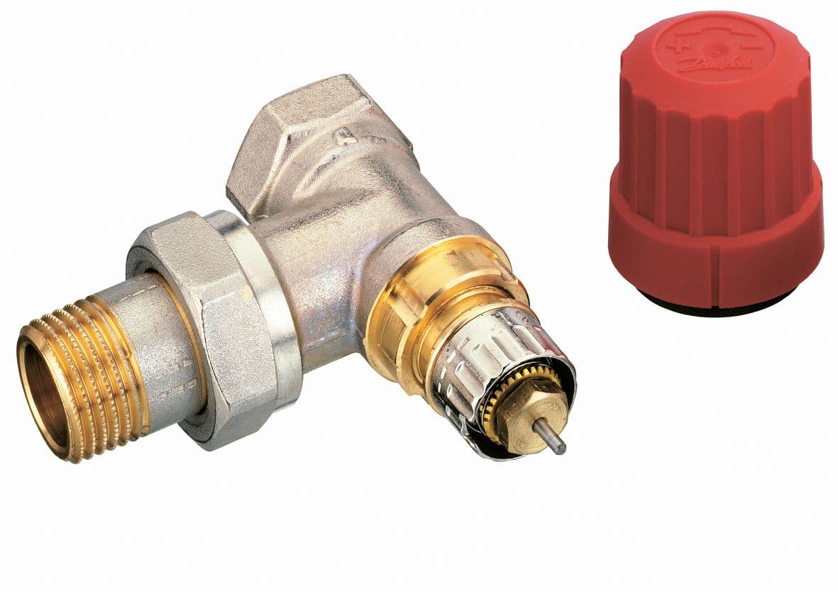 VANNE RADIATEUR THERMOSTATIQUE DANFOSS EQUERRE 1/2"MF