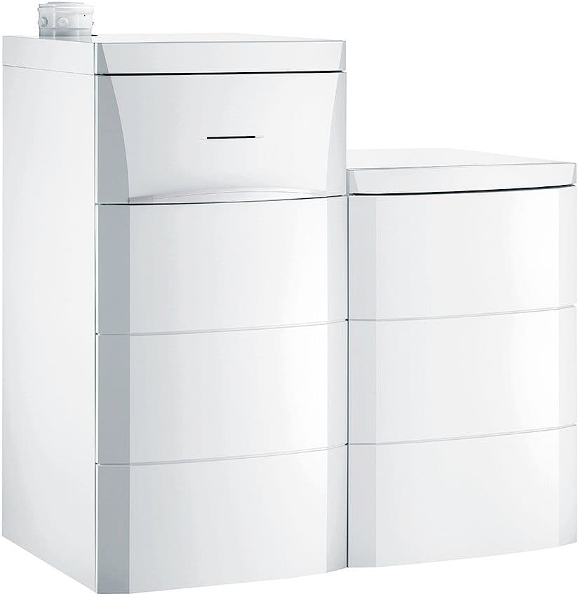 CHAUDIERE SOL CONDENSATION AVEC BOILER 160L CALORA TOWER OIL 23,5KW NEXT-TO