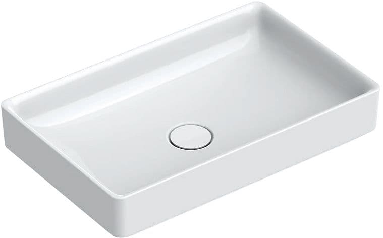 OPBOUW LAVABO GREEN CATALANO CATAGLAZE+ 60X38X12CM WIT
