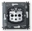 LivingLight - prise monobloc 2 pôles + T 16A 250V 2 modules bornes automatiques sans enjoliveur