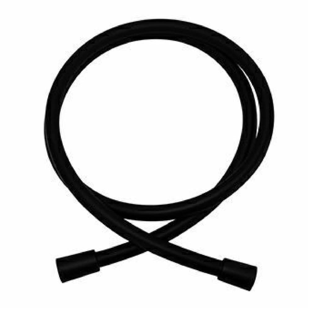 Zucchetti flexible de douche PVC 1/2x1/2 1500mm noir