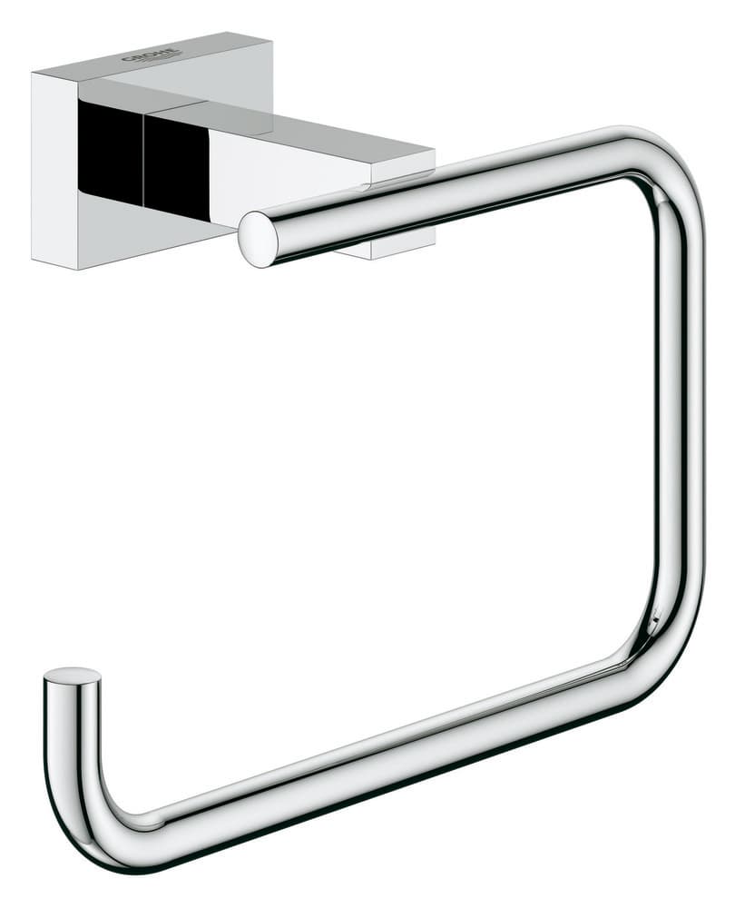 Grohe Essentials Cube porte-papier métal sans couvercle cachée chromé