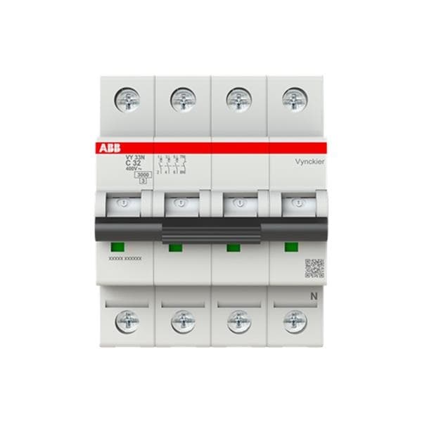 Disjoncteur VY30 3 pôles + N courbe C 32A 3kA