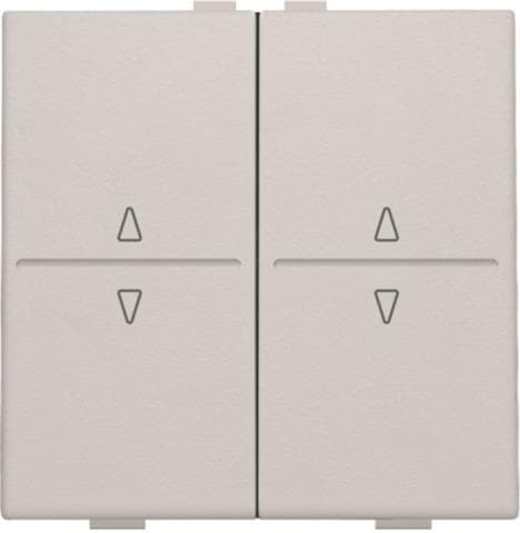 Touche double avec flèches vers le haut et vers le bas pour interrupteur sans fil ou bouton-poussoir