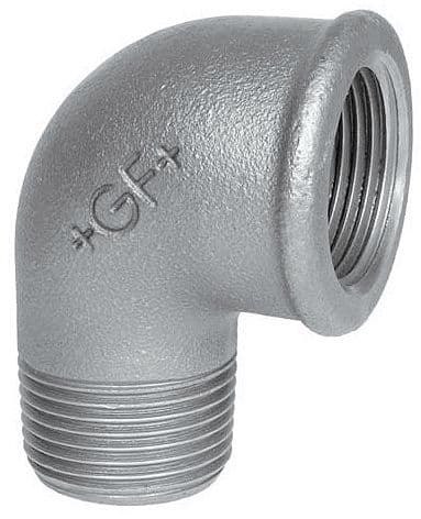 GALVA COUDE 90° MF NR 92 1/4"