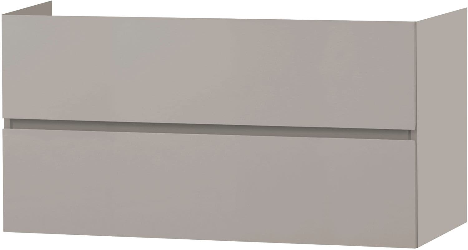 SOUS MEUBLE MOLTO 2 TIROIRS 120 POUDRE GRIS