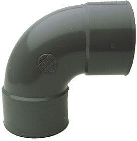 COUDE PVC NICOLL FF 89° 110MM