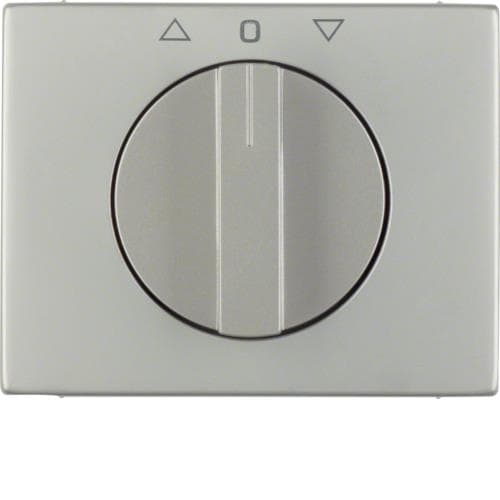 Enjoliveur avec bouton rotatif pour interrupteur volets K.5 Inox