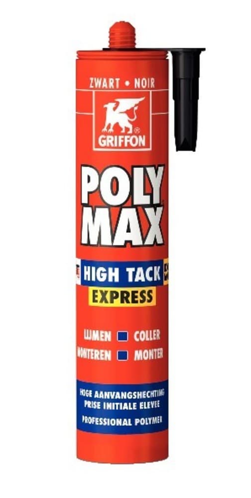 Griffon Polymax High Tack Express colle de montage à base de SMP noir 435 g
