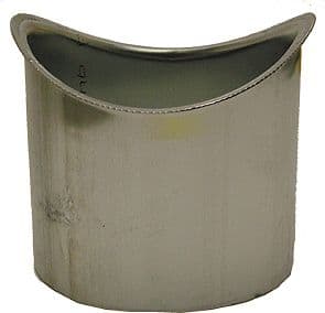 FILETAGE ZINC ROND GOUTTIERE DEMI-LUNE 100MM