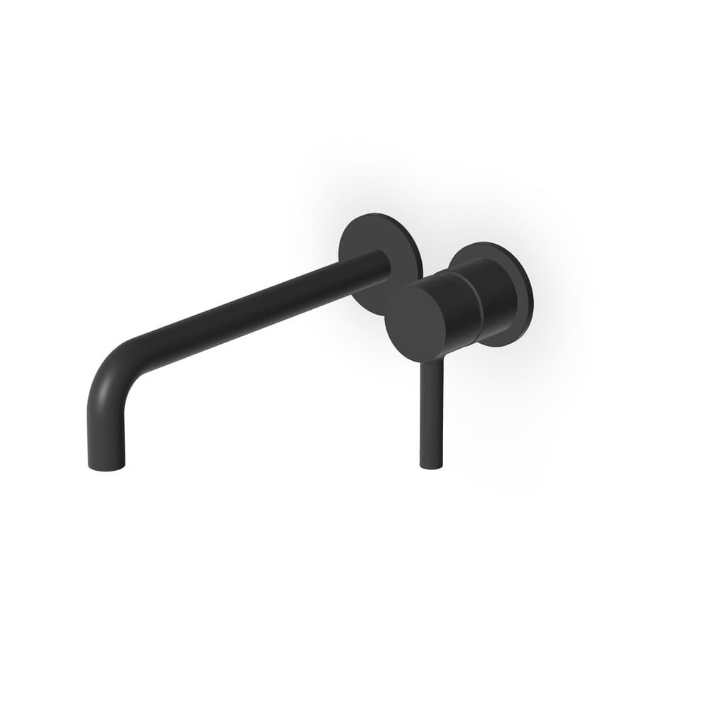 Zucchetti Pan mitigeur lavabo Noir mat lisse