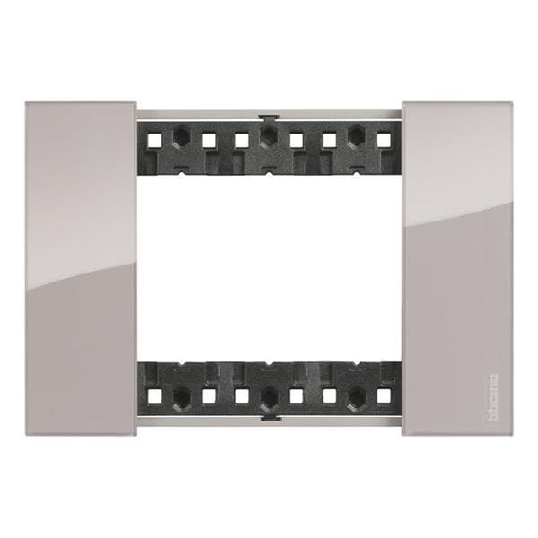 LNow plaque 3 modules Aura pour support référence K4703