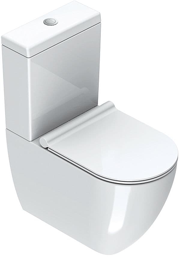 PACK WC SUR PIED SFERA 63 CATALANO+SIEGE SLIM NEWFLUSH BLANC