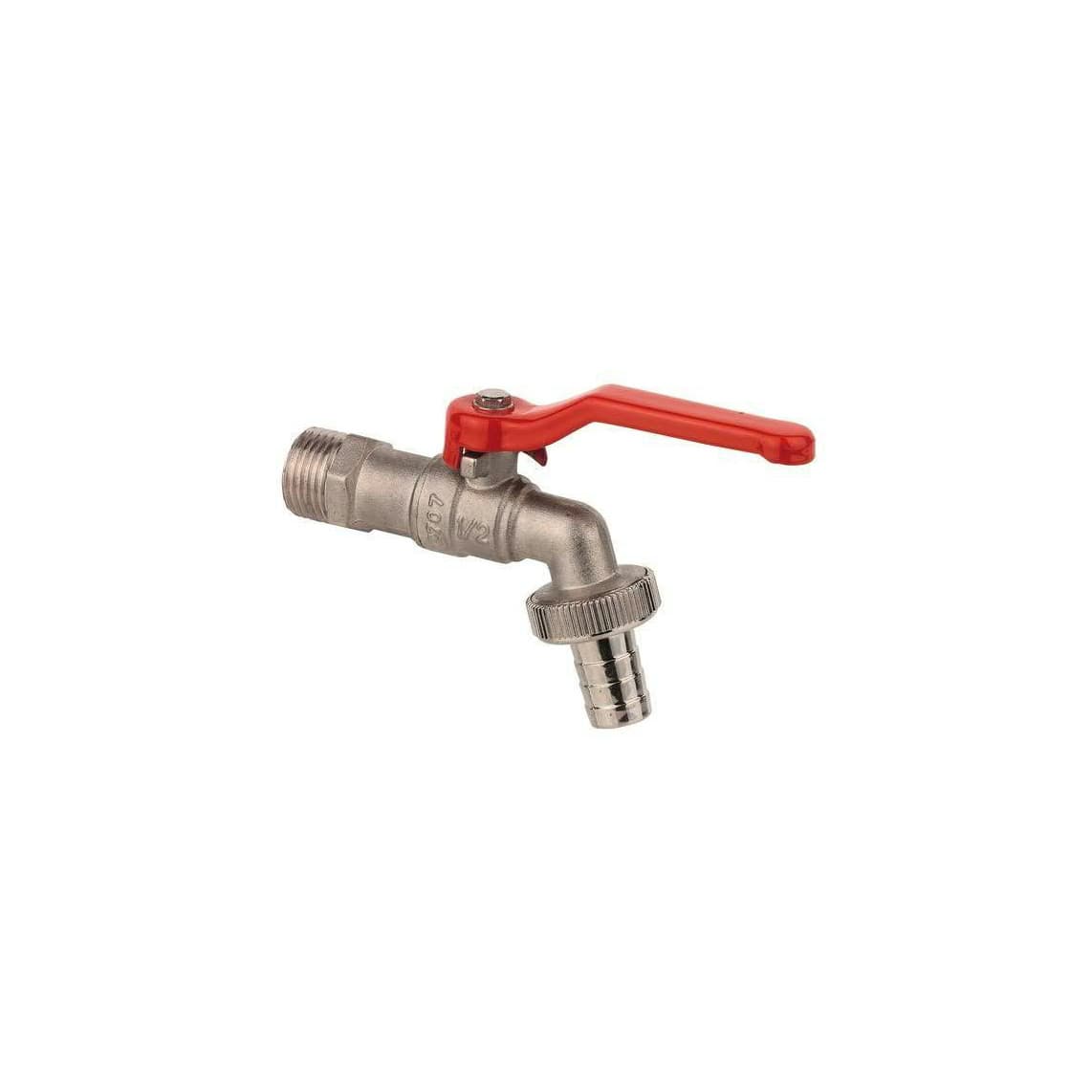 986189048 LT robinet à boisseau sphérique, nickelé, 3/4" M x 1" M x 3/4"T