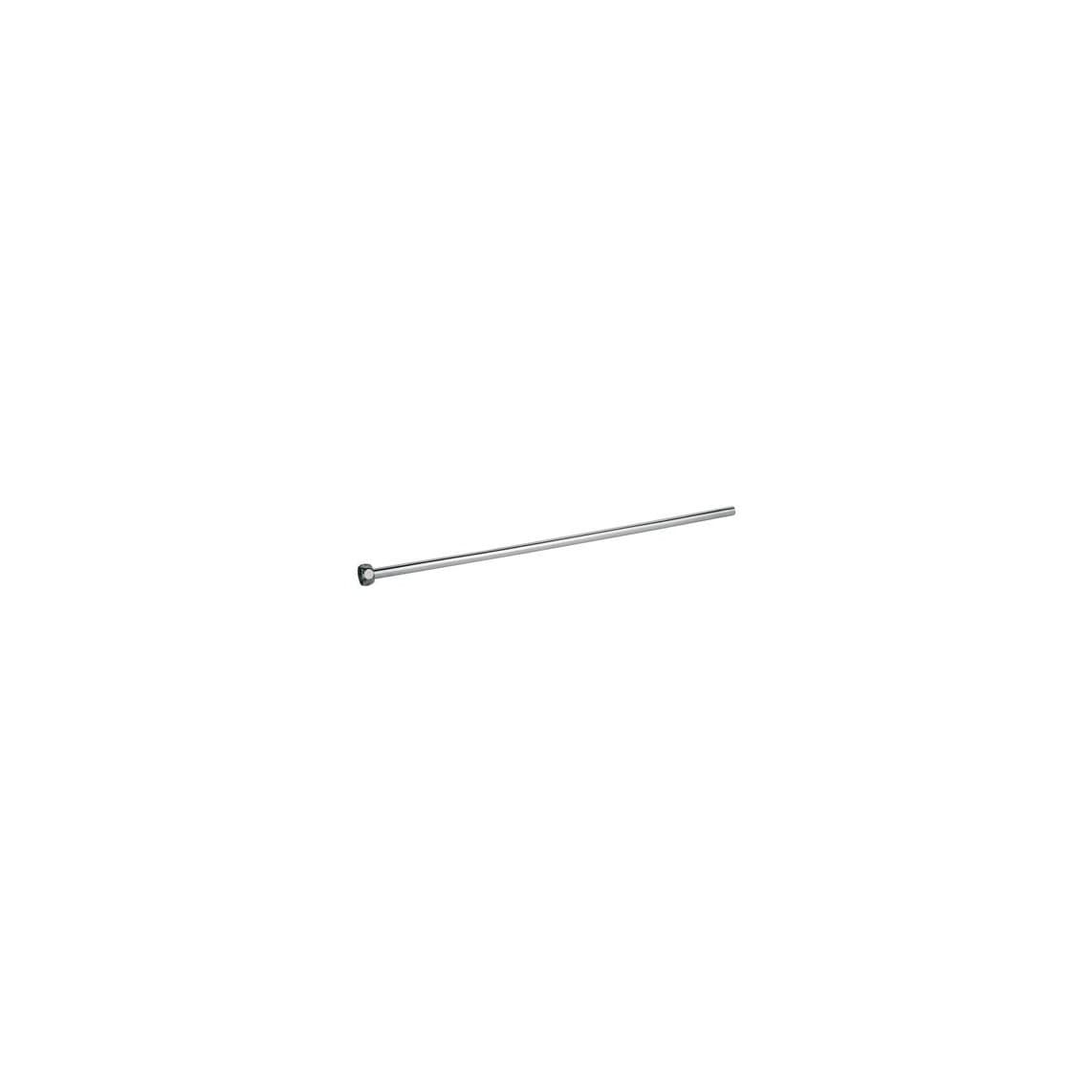 986581113 CU Tube de raccordement 400 mm, chromé 10 mm, avec 1/2" écrou couvre-lit