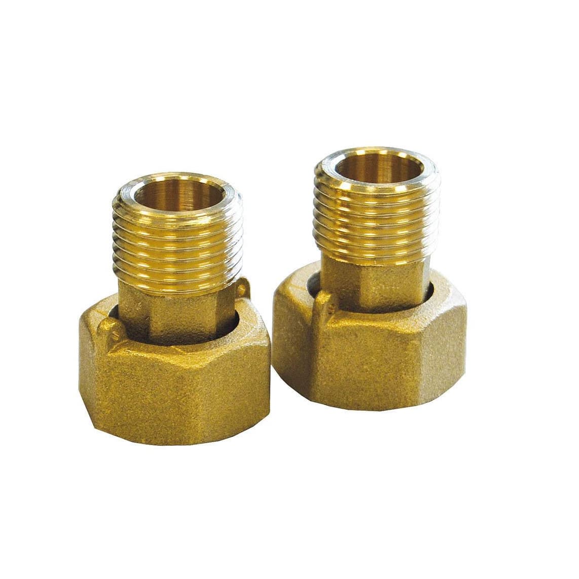 98858331 raccord à visser pour compteur d'eau, 1" F x 3/4" M (2x)