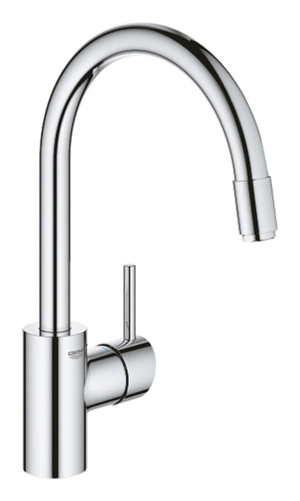 Grohe Concetto mitigeur évier bec haut C monotrou bec mobile chromé