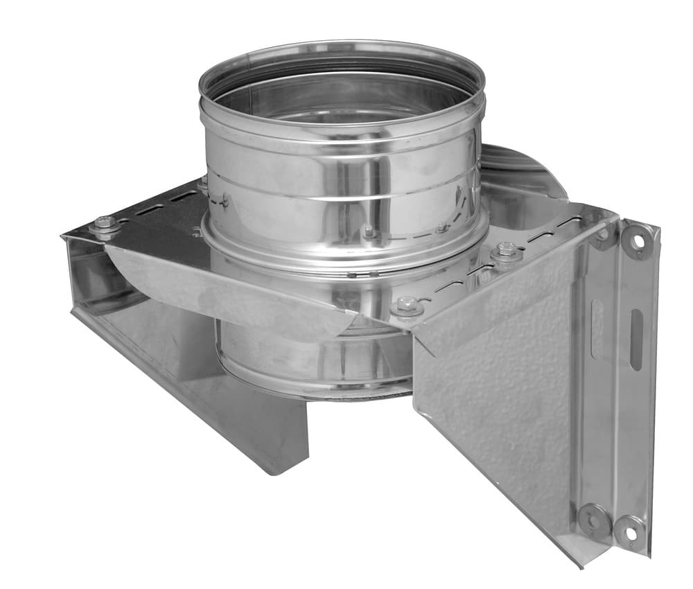 Dinak DW 853 support mural de départ réglable D100 inox 316L réversible R1mm