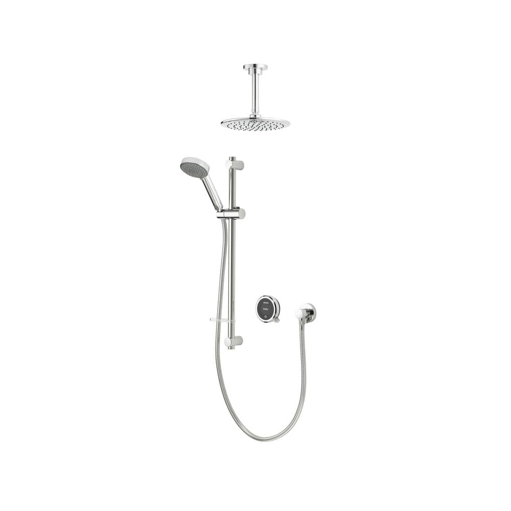 Aqualisa Quartz Touch modèle encastrable avec douchette - douche plafond