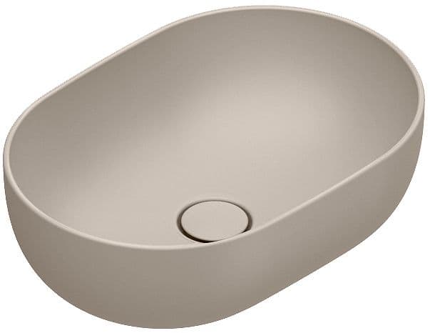 VASQUE A POSER SFERA CATALANO CATAGLAZE+ 50X35 H16 SANS TROP-PLEIN SETA SATINATO