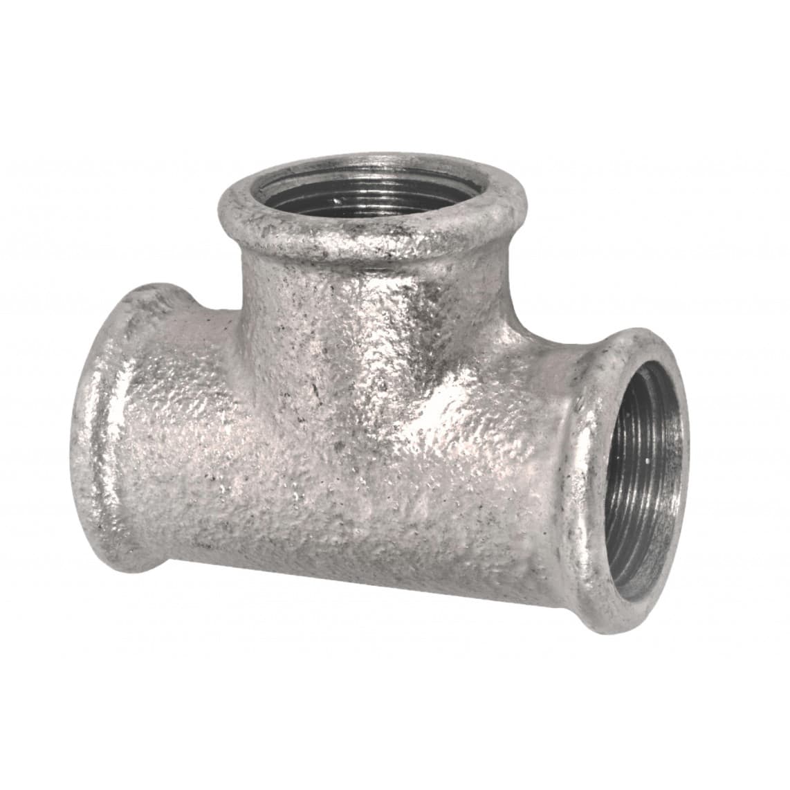 989733055 FM pièce en T, galvanisé, 1" F, (130)