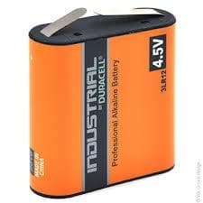Pile Alcaline 4.5V 3LR12 5400mAh longueur 62mm largeur 22mm hauteur 67mm